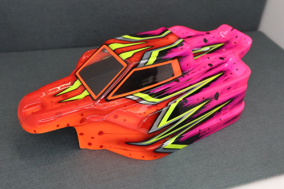 Rons Reserve Custom Painted Body HB Mugen Kyosho TLR 8X RC8B4.1 Sworkz 1/8 Buggy