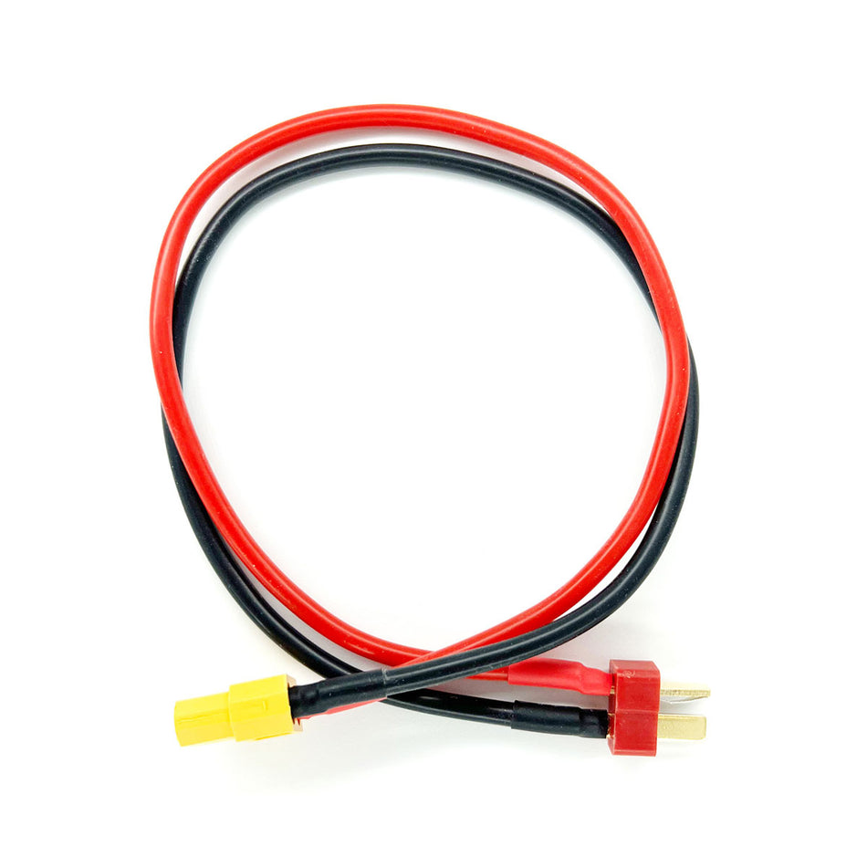 Racers Edge Charge Adapter Male Deans to Female XT60 300mm Wire RCE1685 image 0