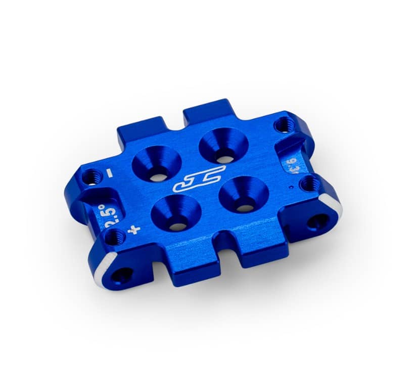 Jconcepts Aluminum Front Bulkhead for B7 B7d Buggy 2.5 Degree 9.3g Blue 51841 JCO51841 image 0