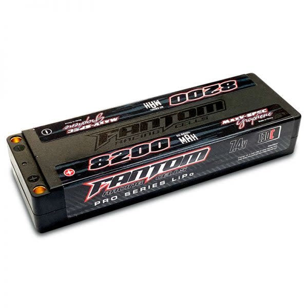 Fantom 8200mah 130c 7.4v 2s 2 Cell Silicon Graphene LiPo Battery FAN26044 image 0