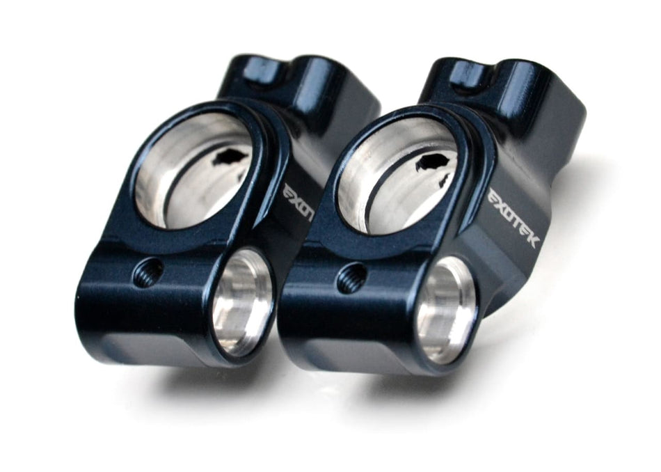 Exotek Rear Hub Set (2) Aluminum for Tekno EB410.2 &amp; ET410.2 2023 EXO2023 image 0