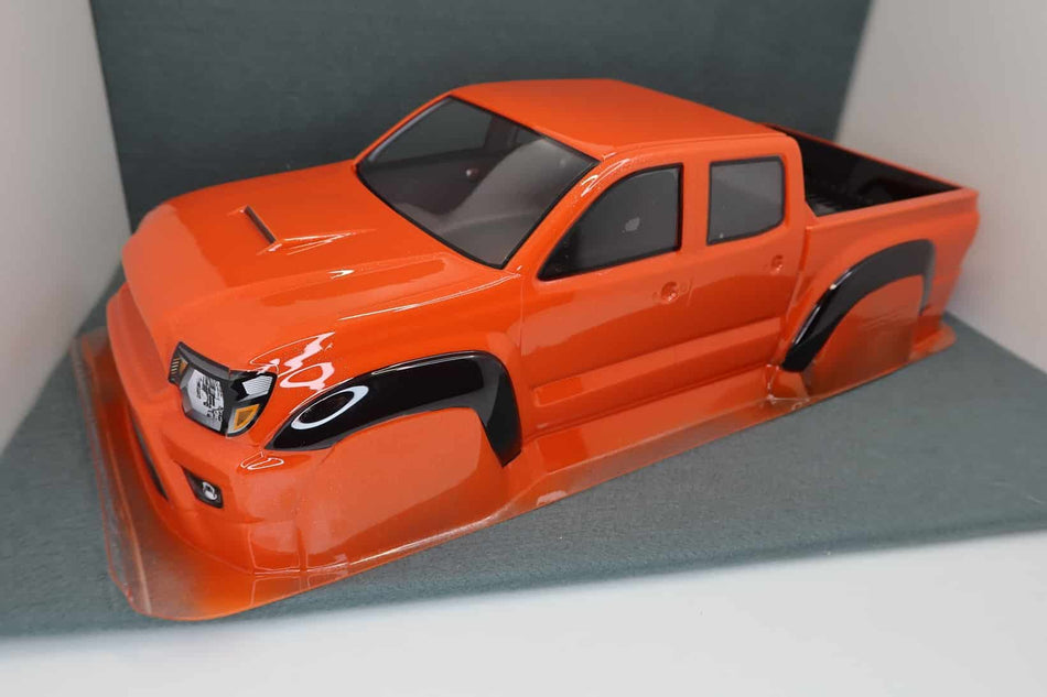 New Custom Painted 1/10 2015 Toyota Tacoma 12.3" Wheelbase Crawler Body image 0