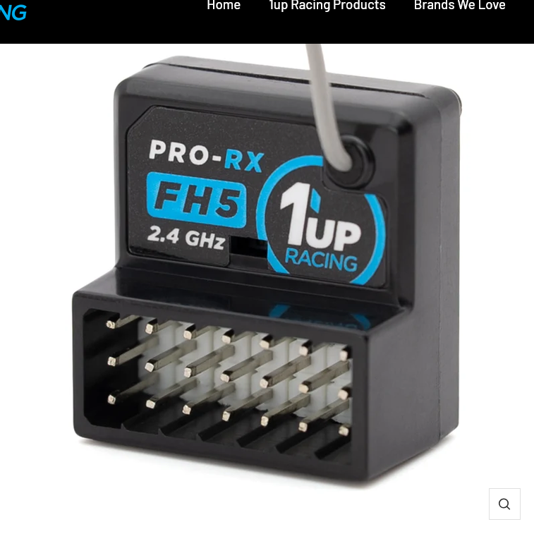 1UP Pro-RX F-4G 2.4GHZ 4 Channel Receiver Sanwa FH5 & FH5U Compatible 10103