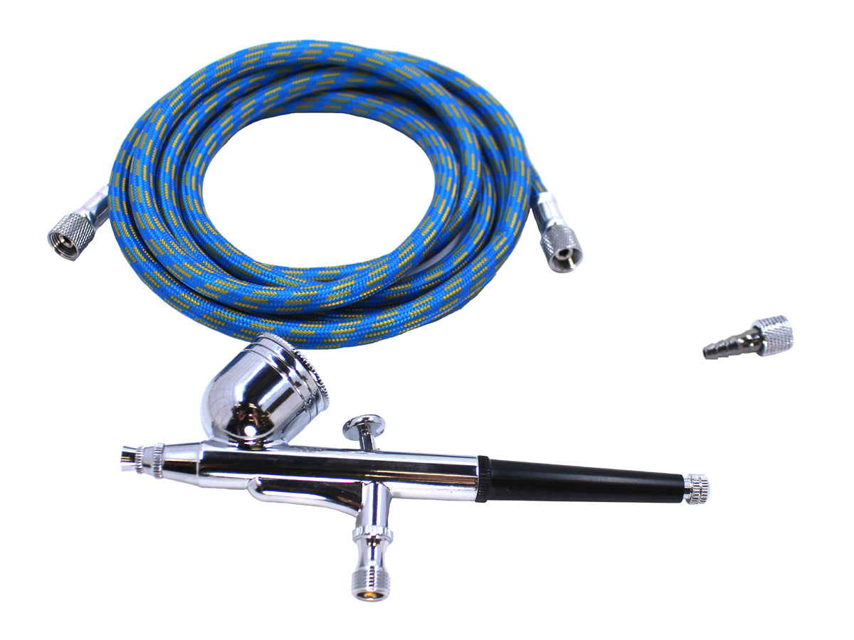 Spaz Stix Dual Action Gravity Feed Airbrush &amp; Air Compressor Combo Kit SZX50000 image 2