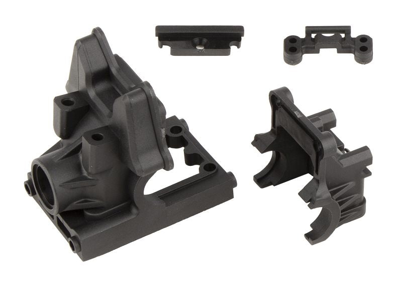 Team Associated FT Front Gearbox Carbon for RC8B4.1 and RC8B4.1e 81652 image 0