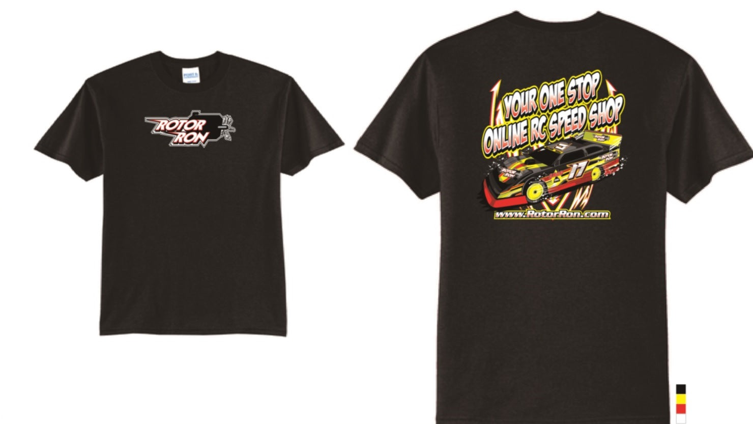 Rotor Ron T-Shirt w/Dirt Late Model Car - X-Large image