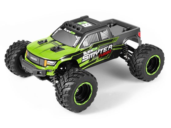 BlackZon Smyter MT Turbo 1/12 4WD RTR 3S Brushless Monster Truck Green 540230 image 0