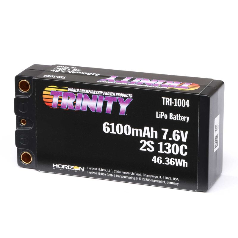 Trinity Revtech 6100mah 7.6v Lipo HV Shorty Battery Rev2037-5 image 0
