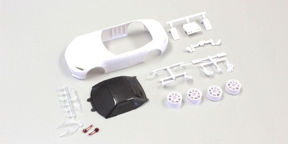 Kyosho Mazda Roadster White Body Set (w/Rim) White Mini Z Body Set MZN173 image 0