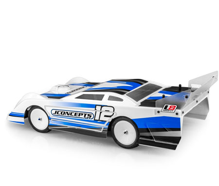 JConcepts L8 Night Body 10.25 Wide Late Model Dirt Oval Body Clear JCO0396 image 1