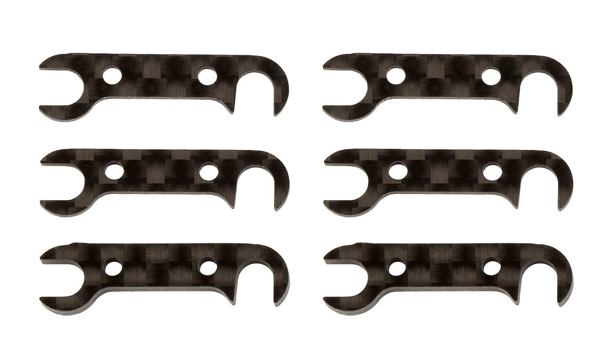 Team Associated Graphite Rear Hub Link Shim Set B74 B6.4 T6.1 SC6.1 92185 image 0