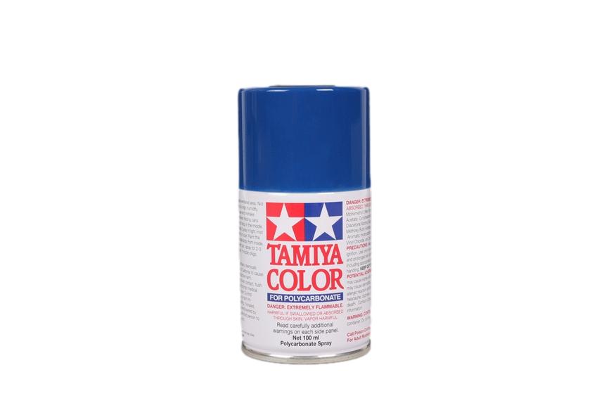 Tamiya Polycarbonate Lexan Paint PS-4 Blue 100ml Spray Can TAM86004 86004 image 0