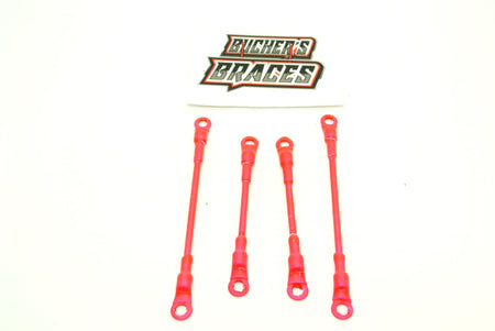 Bucher's Braces for 1/10 Non Decked Late Model &amp; Street Stock Bodies Pink image 0