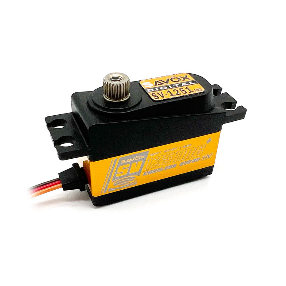 Savox SV-1251MGP Low Profile Digital Servo with Soft Start SAVSV1251MGP image 0