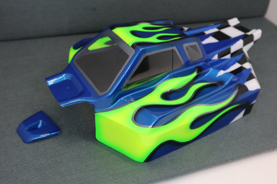 Ron's Reserve Series Custom Airbrush Painted Body RC8B4.1 RC8B4.2 Nitro Buggy
