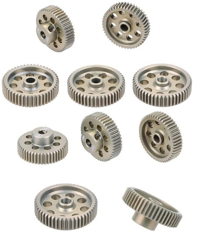 Aluminum Lightweight 64 Pitch (64p) Pinion Gears - Pick Your Size image 0