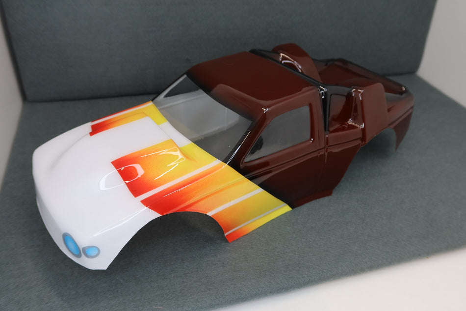 Ron's Reserve Custom Airbrush Painted Body Team Associated RC10T Stadium Truck