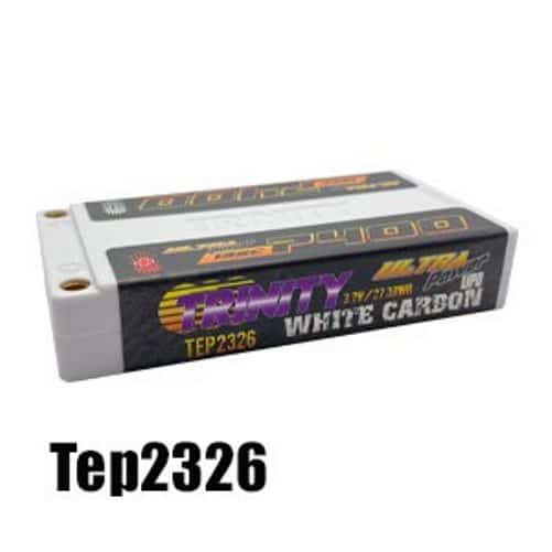 Trinity White Carbon 7400mah 3.7v 1s 135C Ultra Power Lipo Battery TRI-1038 image 0