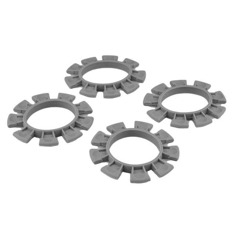 Jconcepts Satellite Bands Tire Gluing Rubber Bands Set 4 Gray 1/10 1/18 Scale image 0