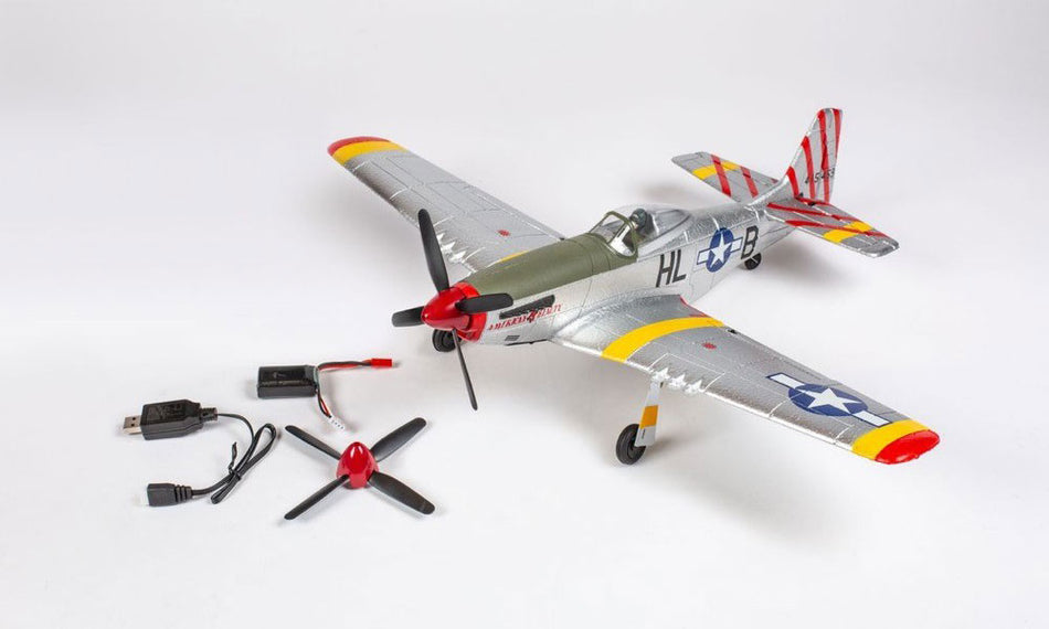 Rage RC P-51D Mustang 500mm Brushless RFT Warbird with PASS System 1601 RGRA1301V2 image 0
