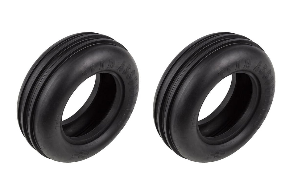 Team Associated RC10T Front Narrow Tires (2) 7871  ASC7871 image 0