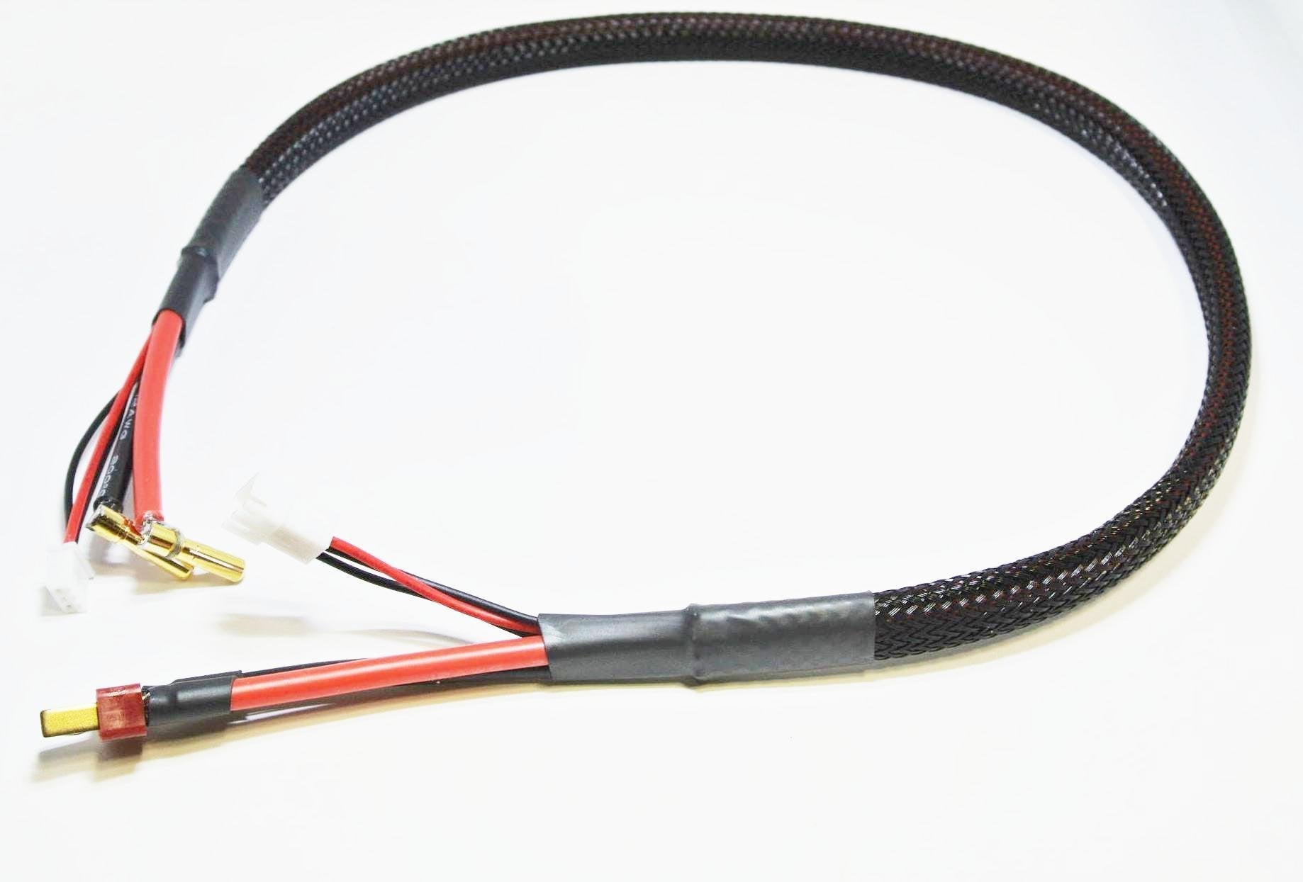 24in (2 foot) Dean's 2s LiPo Charging Leads Harness image 0