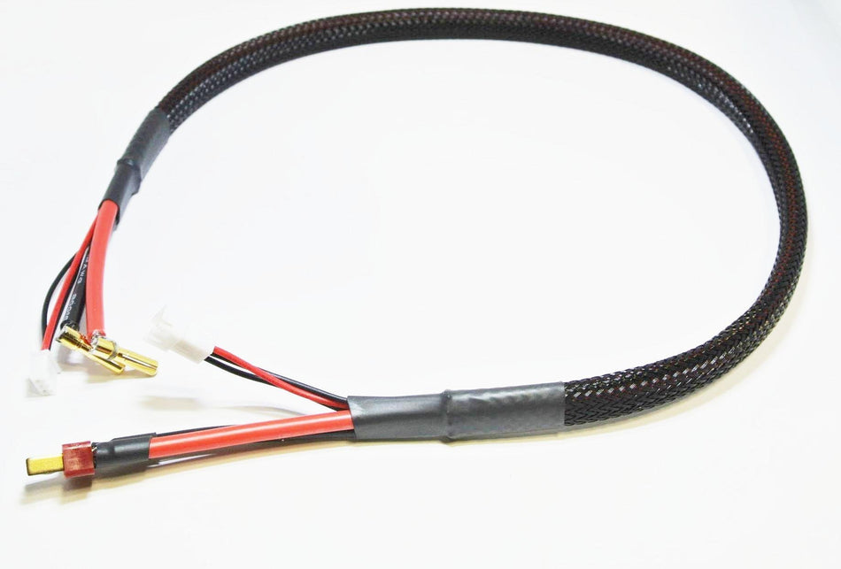 24in (2 foot) Dean's 2s LiPo Charging Leads Harness image 0