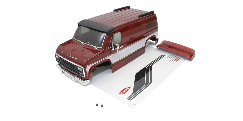 Kyosho Mad Van VE Decoration Body Set Red FAB503RDB image 0