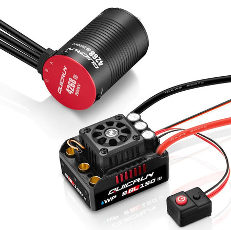 Hobbywing Combo Quicrun 8BL150 G2 ESC with Ezrun 4268L G2 2600KV Motor 38030400 HWI38030400 image 0