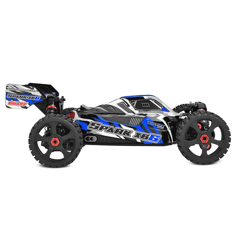 Corally Spark XB6 1/8 Scale 6S Basher Buggy 4WD ROLLER Blue COR00485-B image 0