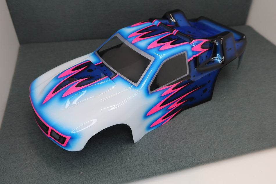 Ron's Reserve Custom Airbrush Painted Body Team Associated RC10T Stadium Truck