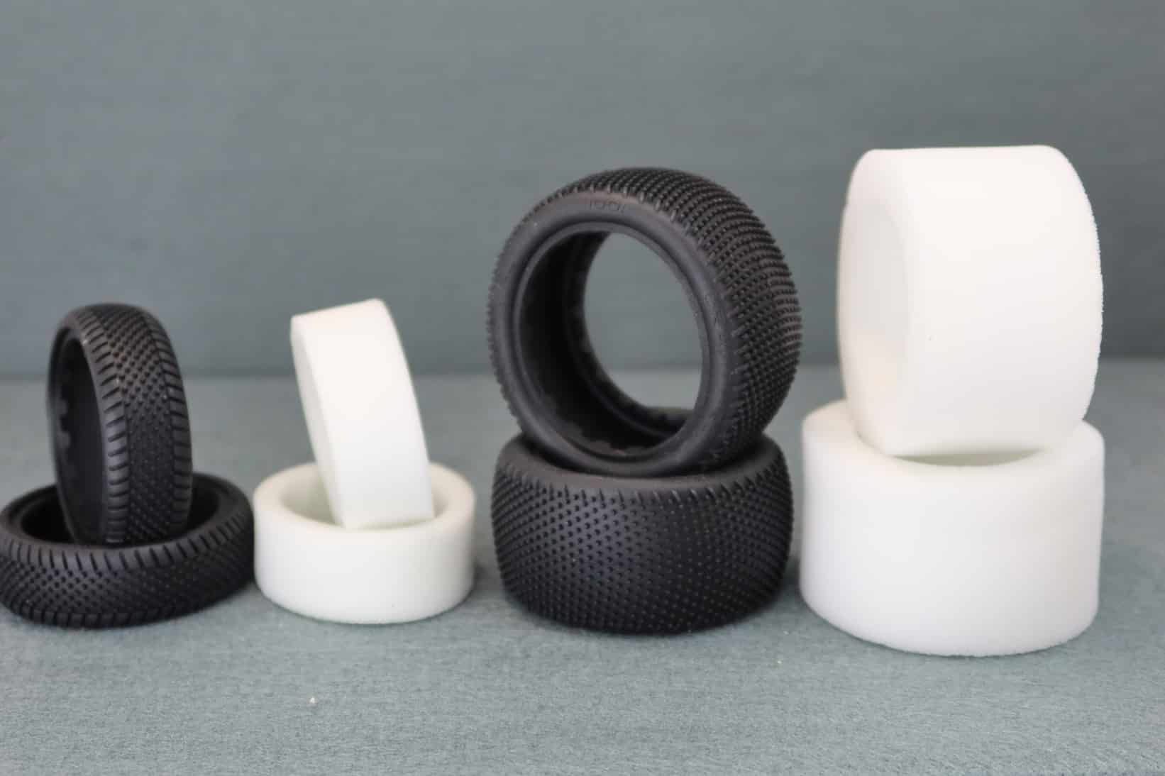 Gravity Clinger Stage Five Compound Set 4 Buggy Tires Front/Rear GRC1201 GRC1001 image 0