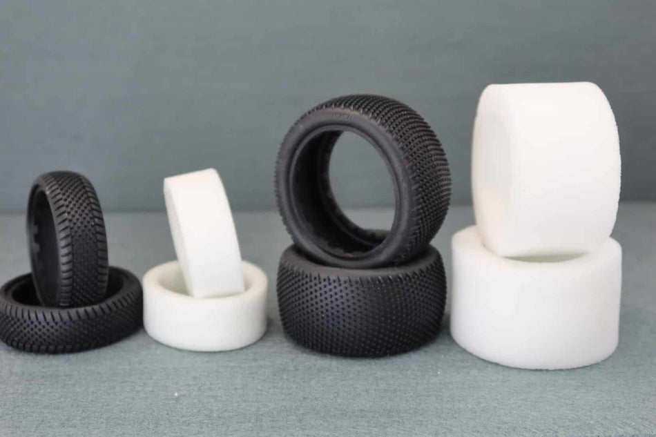 Gravity Clinger Stage Five Compound Set 4 Buggy Tires Front/Rear GRC1201 GRC1001 image 0