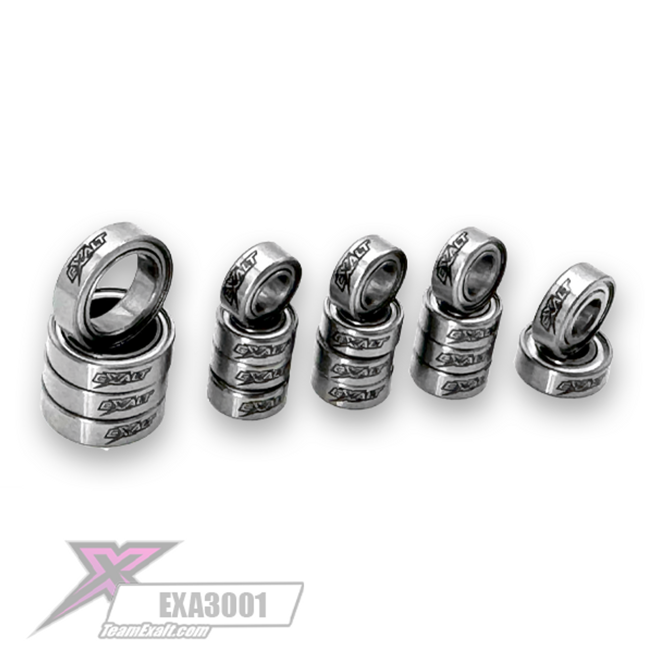 Team Exalt Hybrid-XSN Ceramic Bearing Kit for Associated B7 - B7d EXA3001 image 0
