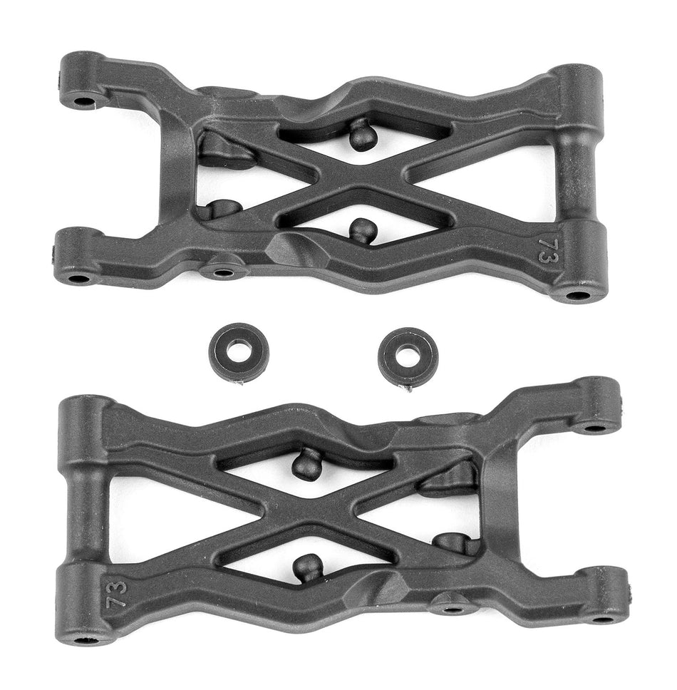 Team Associated 73mm Carbon Hard Rear Arms B6.4 B6.4D ASC91873 91873 image 0