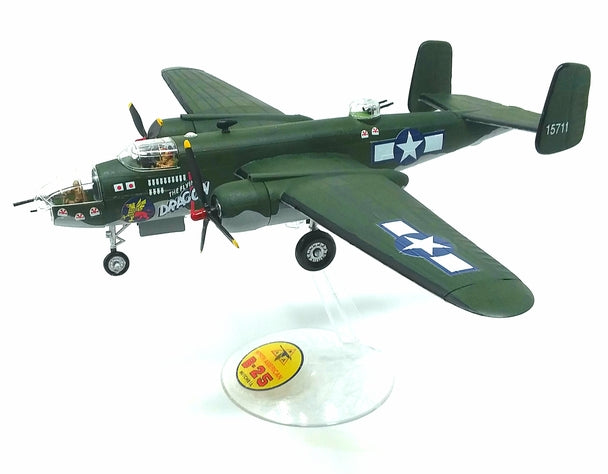 Atlantis 1/64 B-25 Flying Dragon Plastic Model Airplane Kit w/Swivel Stand H216 image 0