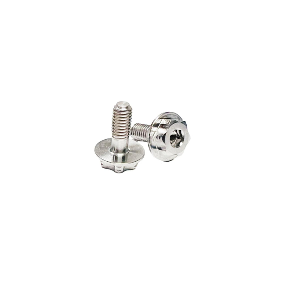 Exalt Surelock Lightweight Titanium 2 in 1 Motor Screw Kit (2) 6mm Long EXAMS3X6 image 0