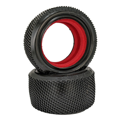 DE Racing Prodigy Rear Buggy Tires 2.2 D40 Soft DER-PRR-D40 image 0