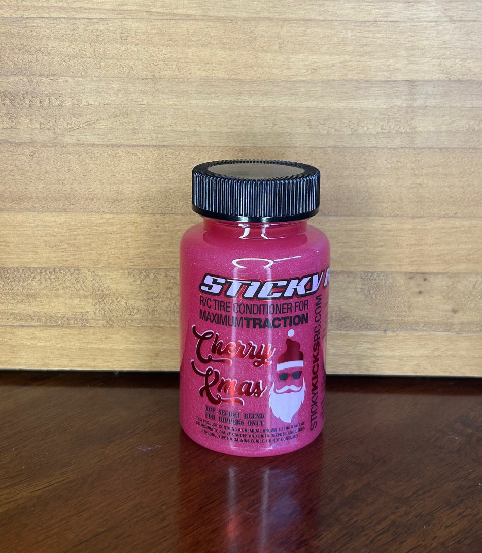 Sticky Kicks Cherry Christmas (Xmas) Traction Compound 4oz Bottle SKCherry image 0