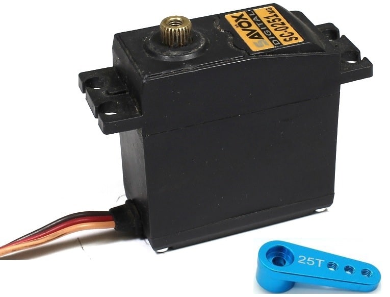 Savox SC-0251MGP Plus High Torque Metal Gear Digital Servo w/ Aluminum 25T Horn image 0