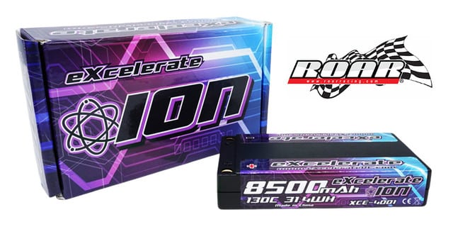 Excelerate 1S 130C Hardcase LiPO (3.7V/8500mAh) w/5mm Bullets XCE-4001 image 0