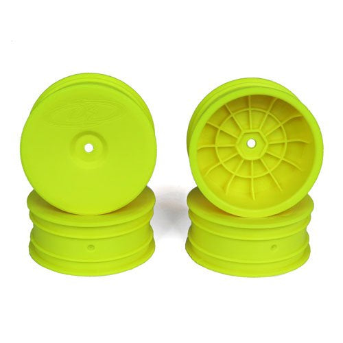 DE Racing Speedline Front Buggy Wheels for Associated B6.3 B6.4 B6.4D RB6 Yellow DER-SB4-AFY image 0