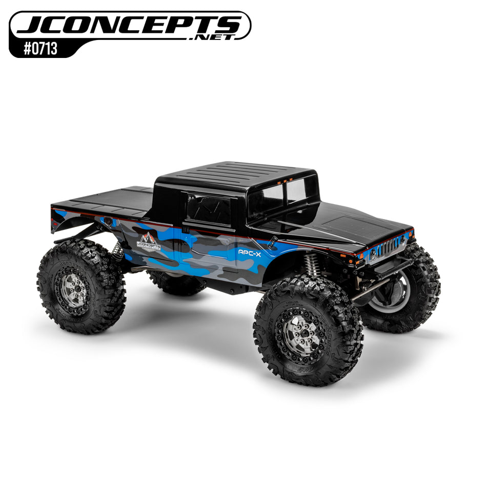 Jconcepts APC-X Pre-Cut Crawler Body for 12.3" Wheelbase Trucks 0713