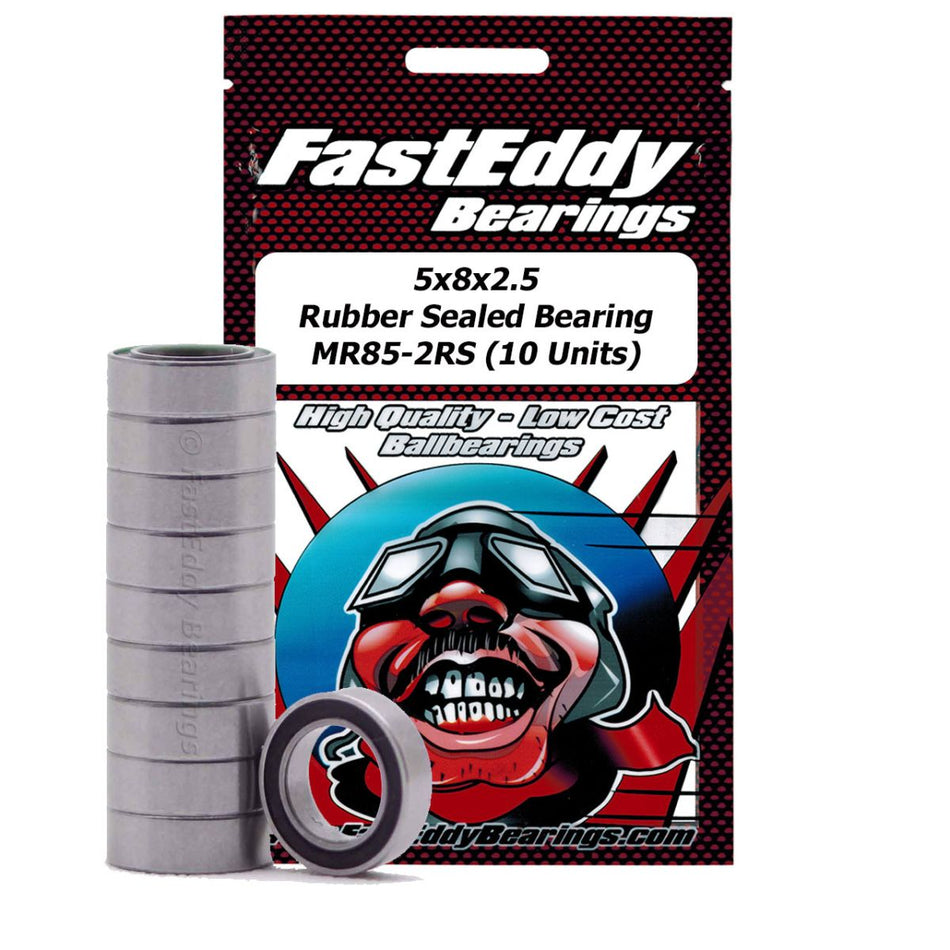 FastEddy Tamiya 850 Rubber Sealed Replacement Bearing 5x8x2.5 10pc TFE2554 image 0