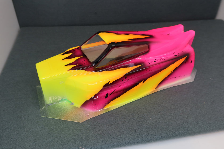 New Custom Airbrush Painted Body for TLR 22x-4 and 22x-4 2.0 AC or DC 4wd Buggy