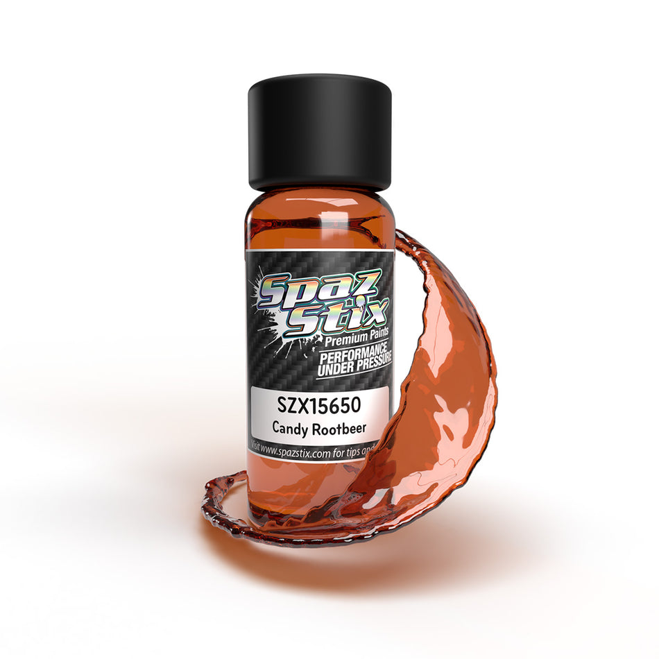 Spaz Stix Candy RootBeer Airbrush Ready Paint 2oz Bottle SZX15650 15650 image 0