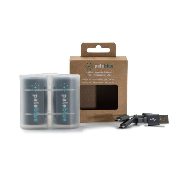 PaleBlue Lithium Ion USB Rechargeable D Batteries 2pk PBLPBDC image 2