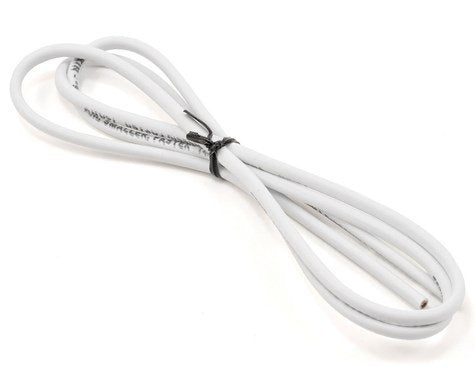 White 10awg 10 Gauge Silicone Wire 3 feet (3′) image 0