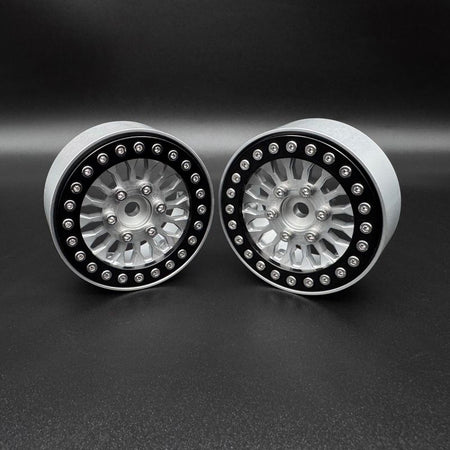 Reefs RC Shield 1.9 Beadlock Wheels w/ Reef Hubs &amp; Rings (2pk) REEFS204 image 0