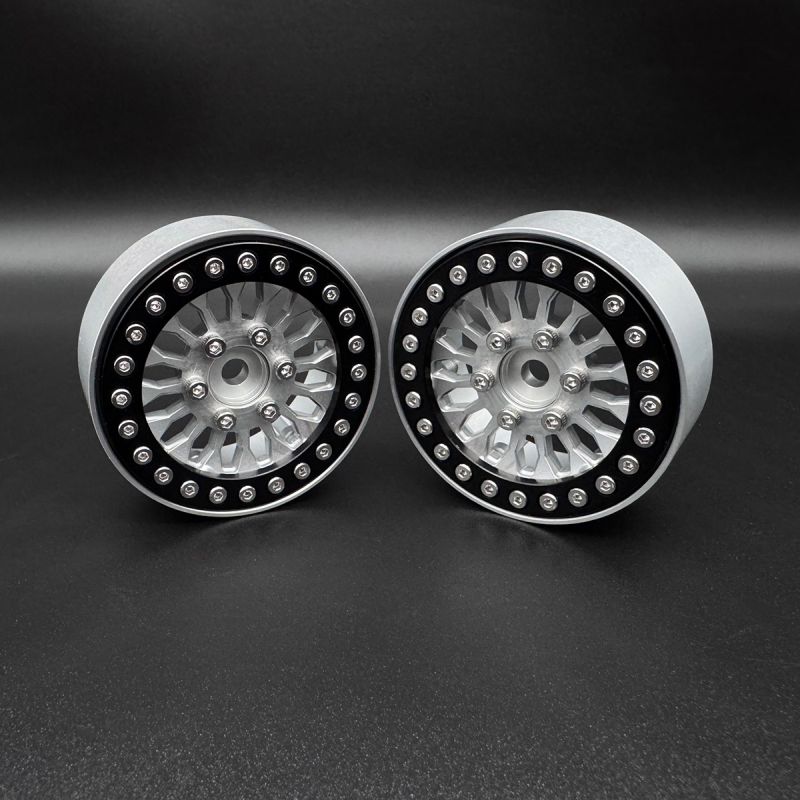 Reefs RC Shield 1.9 Beadlock Wheels w/ Reef Hubs &amp; Rings (2pk) REEFS204 image 0